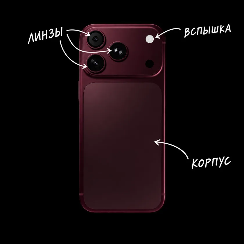Смартфон по приёму /anatomy: товар с рукописными подписями: что где написано и из чего состоит