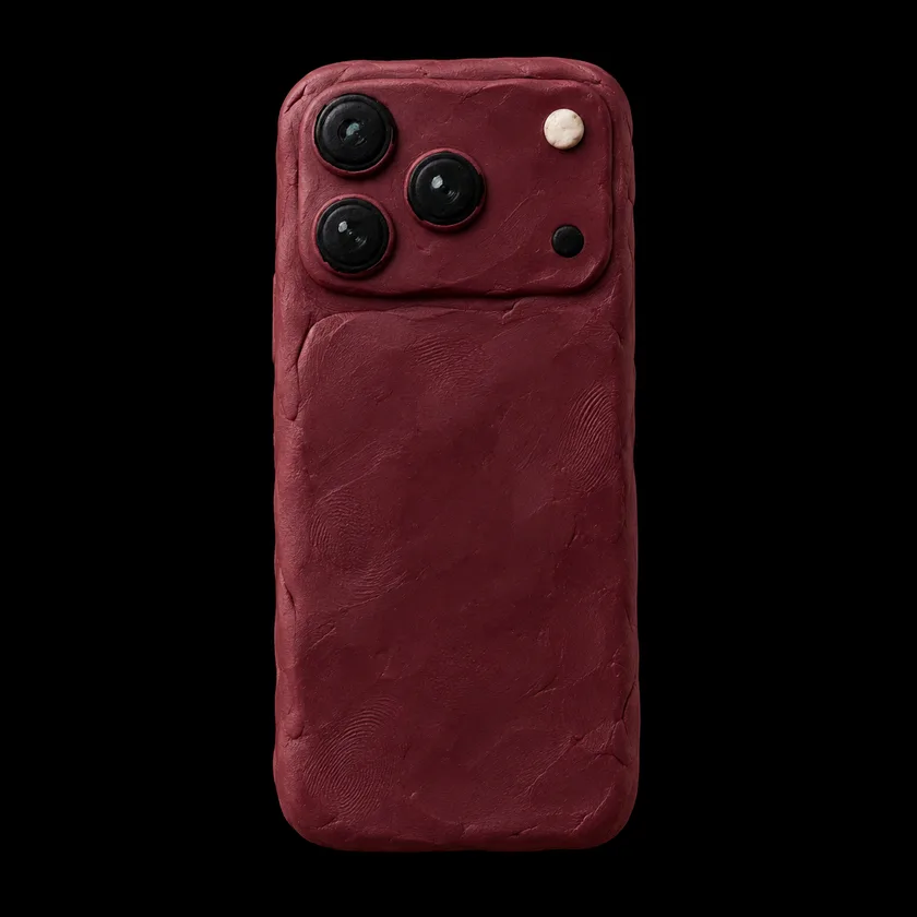 Смартфон по приёму /claymation: товар в пластилиновом мультяшном стиле