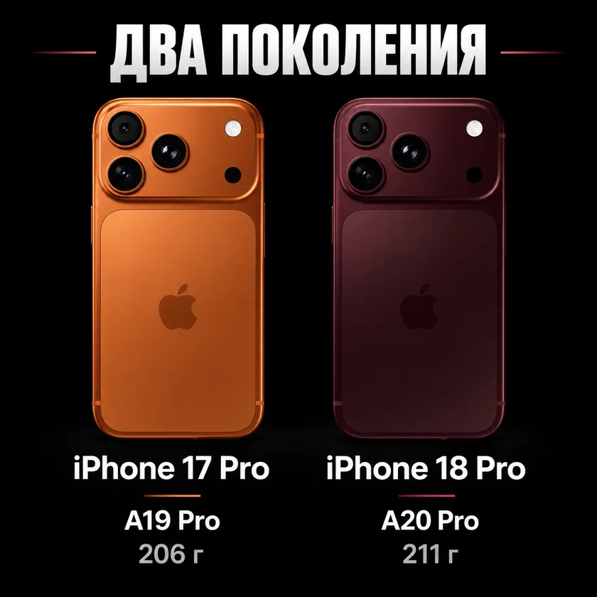 Смартфон по приёму /comparison: товар рядом со старой версией, видно отличия
