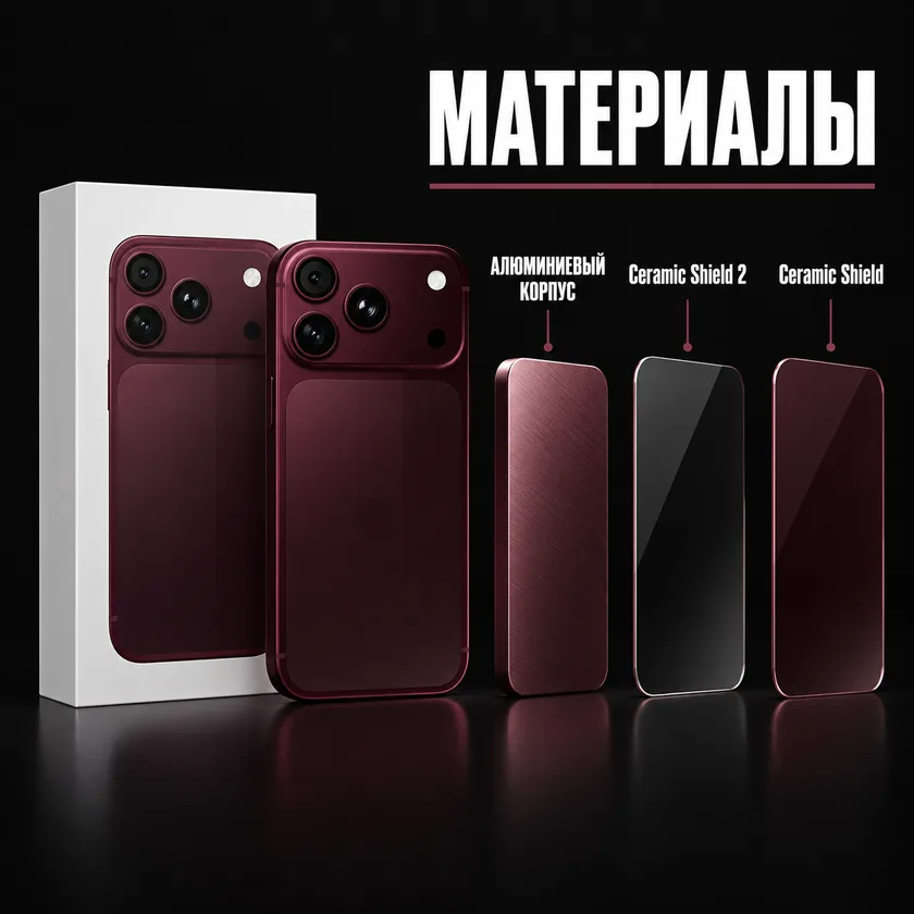 Смартфон по приёму /ingredients: состав товара разложен рядом с упаковкой