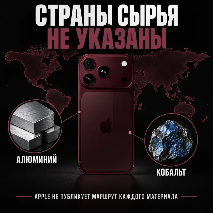 Смартфон по приёму /originmap: товар с картой, откуда взялись материалы