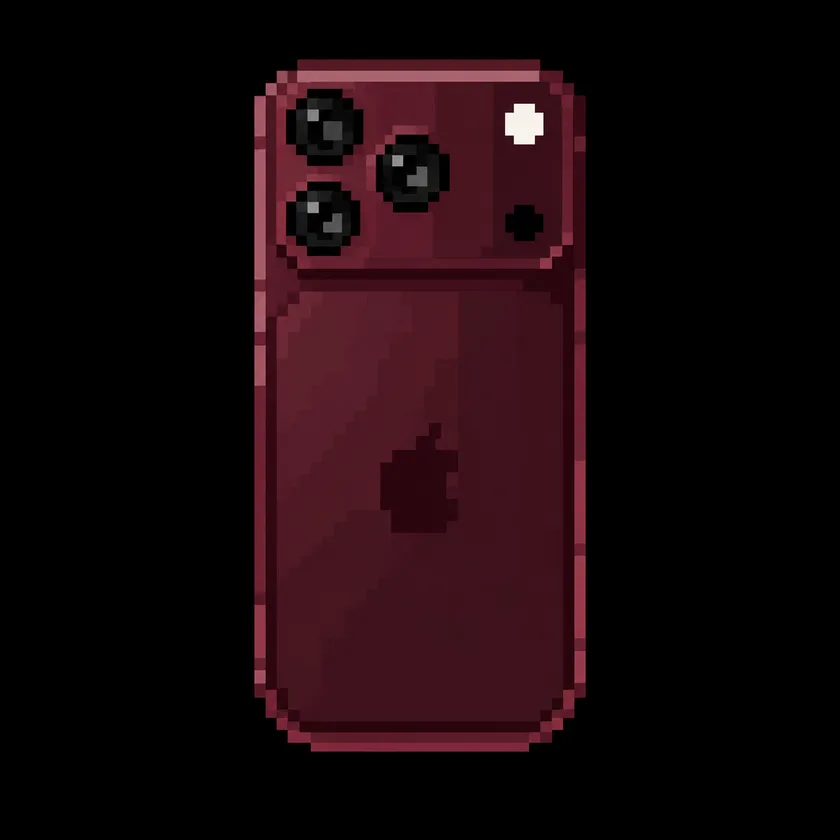 Смартфон по приёму /pixelart: товар в стиле пиксель-арт из старой игры